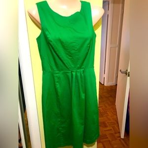 Ellen Tracey Little Green Dress in 8 | stretch material
